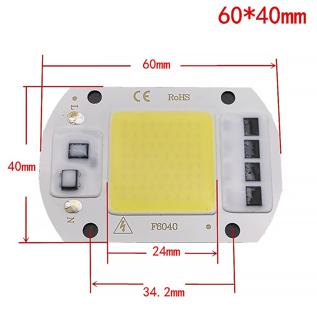 Mắt led cob 50w 30w 20w 220v
