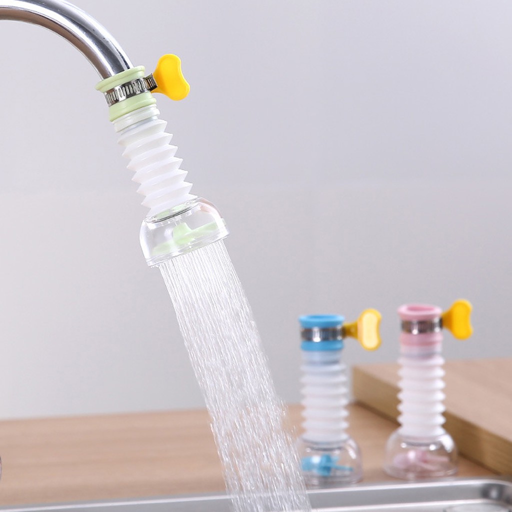 Đầu vòi xịt nước tăng áp cho vòi bồn rửa chén - Loại có nẹp inox - PK166