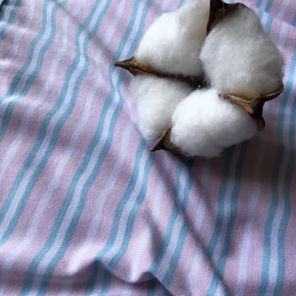 Đầm ngủ, cotton tơ tầm, mặc mát mùa hè