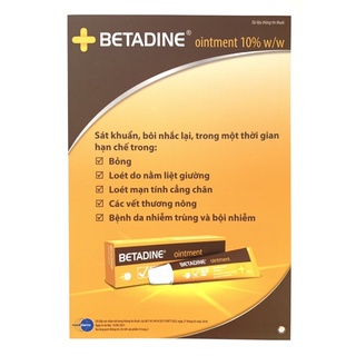 BETADINE KEM MỠ BÔI NGOÀI DA TUÝP 40G