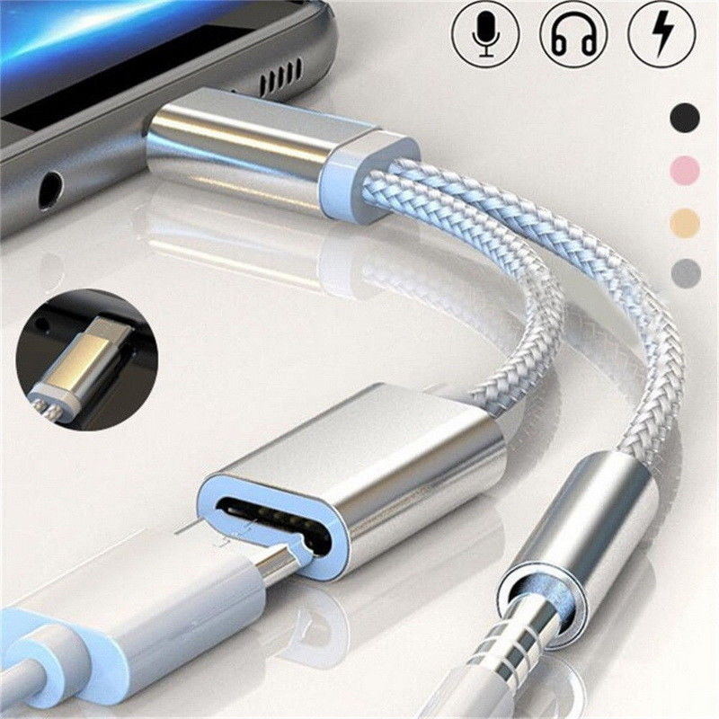 Cáp Sạc Chuyển Đổi Usb-C Type C Sang 3.5mm Aux Tiện lợi
