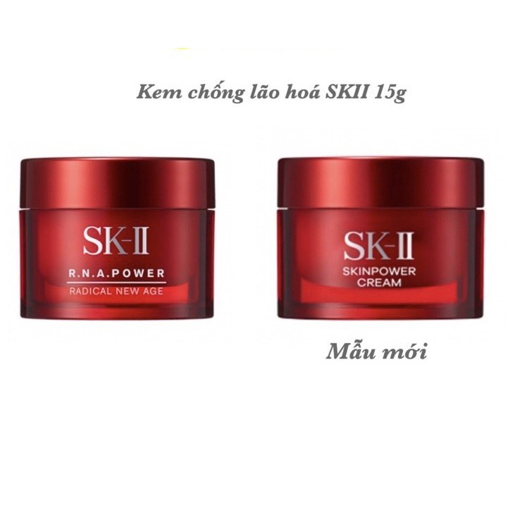 (Mẫu mới) Kem Chống Lão Hoá SKii Mini Skin Power cream - Airy Milky lotion 15g Nhật Bản