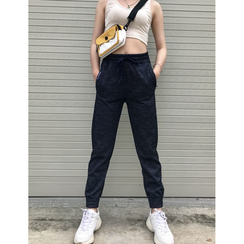 Quần thể thao jogger thun da cá nam nữ cao cấp | BigBuy360 - bigbuy360.vn