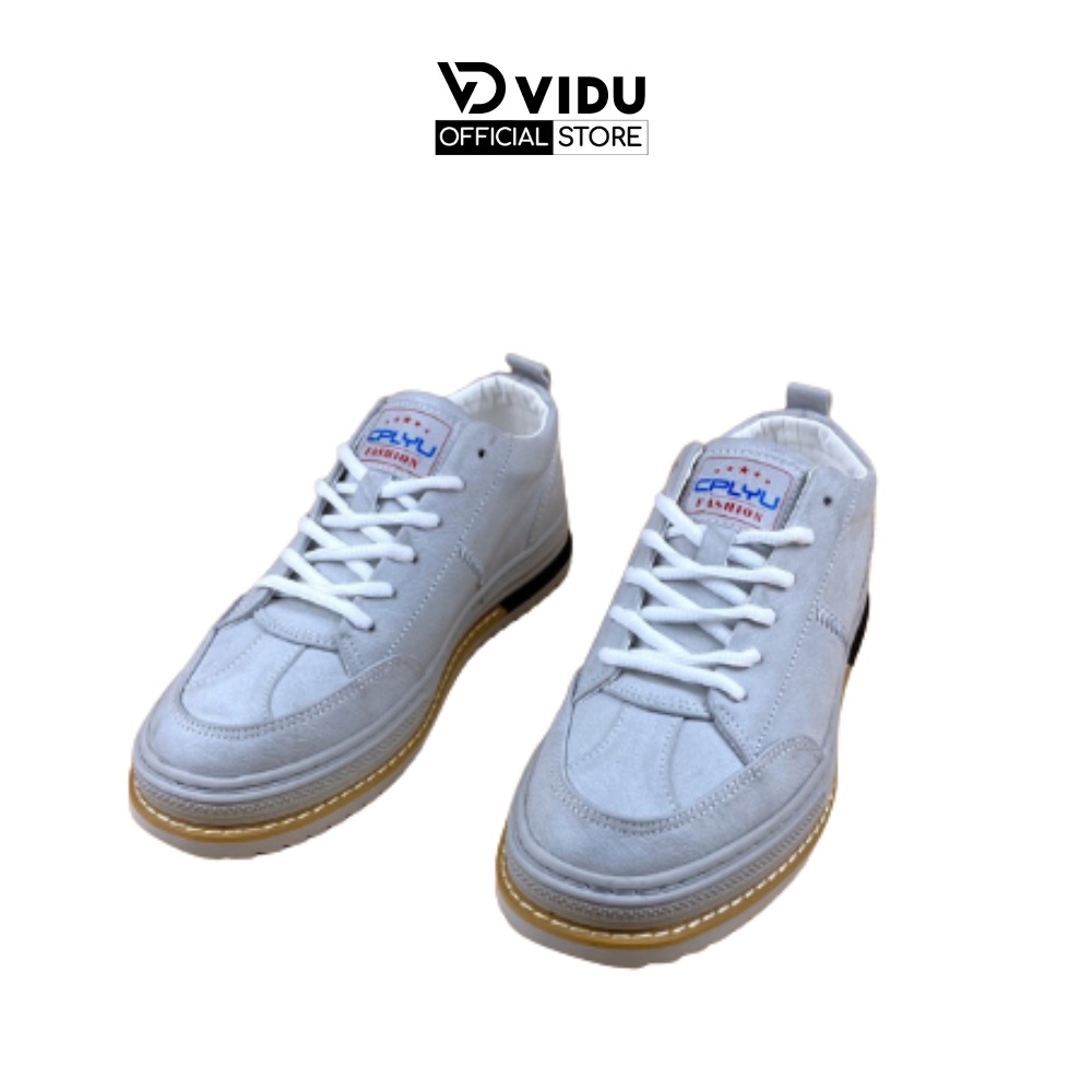 Giày thể thao nam tăng chiều cao ViDu TRAVEL 21114 màu xám thời thượng siêu đẹp