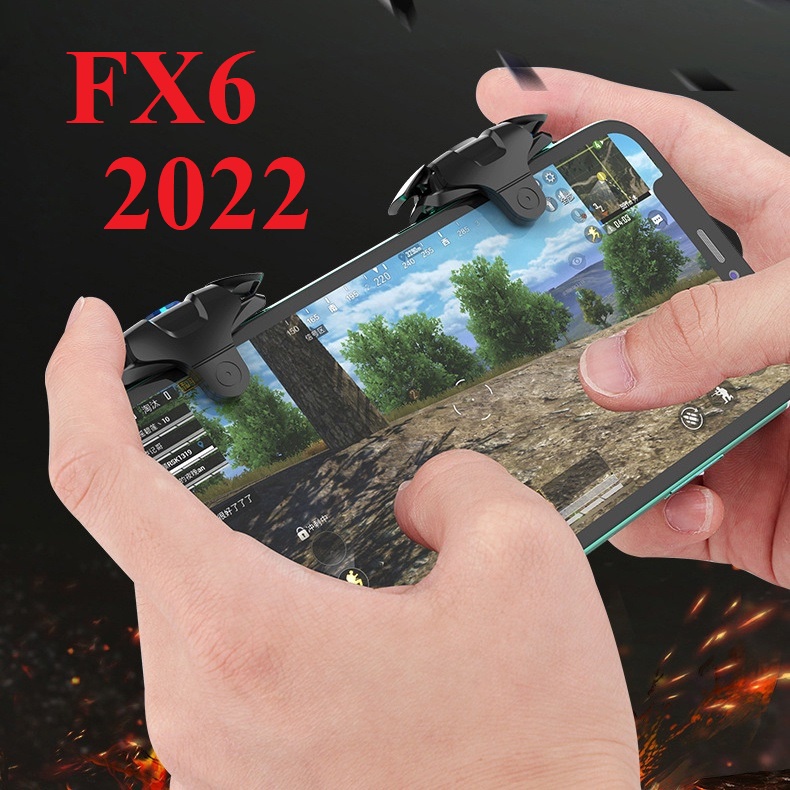 Nút bắn pubg auto tap FX6, Phụ kiện chơi game  FF. PUBG  mobile..4 chế độ 50 nhịp/s- Nút bấm pubg bản nâng cấp FX3.