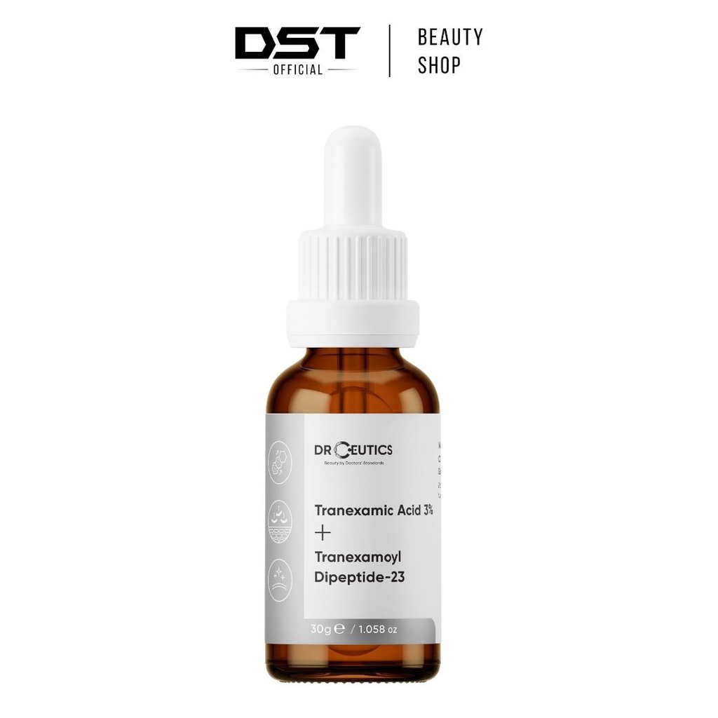 DRCEUTICS Tinh Chất Làm Mờ Nám Sáng Da Giảm Đỏ DrCeutics Tranexamic 3%