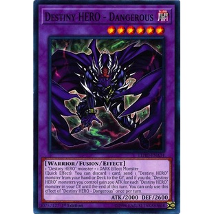 Thẻ bài Yugioh - TCG - Destiny HERO - Dangerous / LEHD-ENA34'