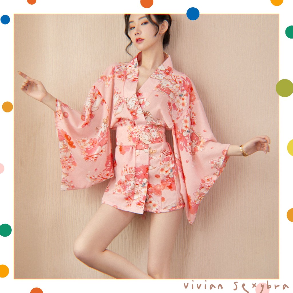 🌺sexy cosplay🌺Set đồ ngủ kimono cao cấp Nhật Bản gợi cảm nàng Geisha+quần lót--Không Socks Freesize 40-70kg---003 | BigBuy360 - bigbuy360.vn