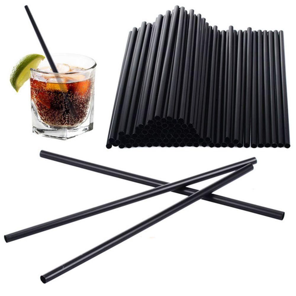 NICKOLAS Ống Hút Dùng Một Lần 21 * 0.6cm Họa Tiết Kẻ Sọc Có Thể Uốn Cong Tiện Dụng Cho Gia Đình