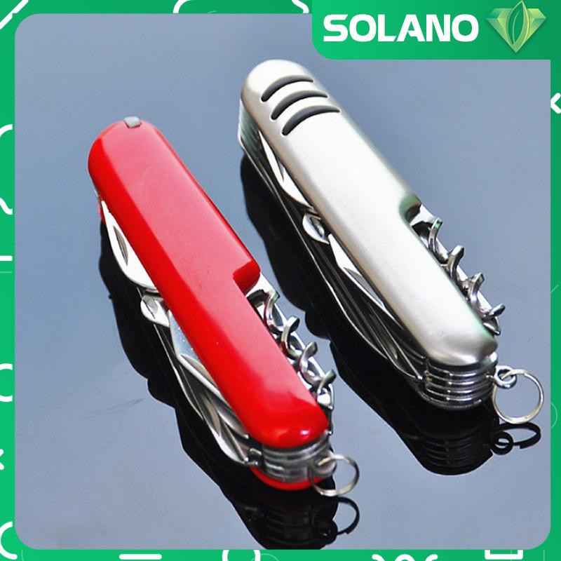 Dao đa năng SOLANO dụng cụ đa năng gia đình 11 món dao, kéo, vít, dũa,... sửa chữa tiện dụng HG-001297