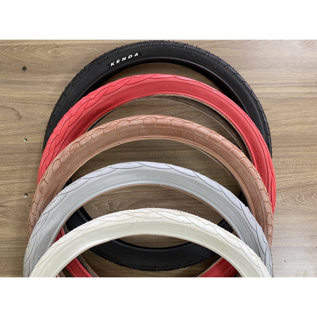 Lốp xe đạp 20inch Kenda 406 20x1.5, 20x1.75 nhiều màu