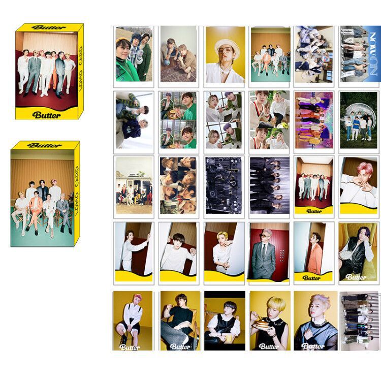 30Pcs/Set BTS Bangtan Boys New Album Lomo Cards Butter Card KPOP Photocard Collectibles A.R.M.Y Gift