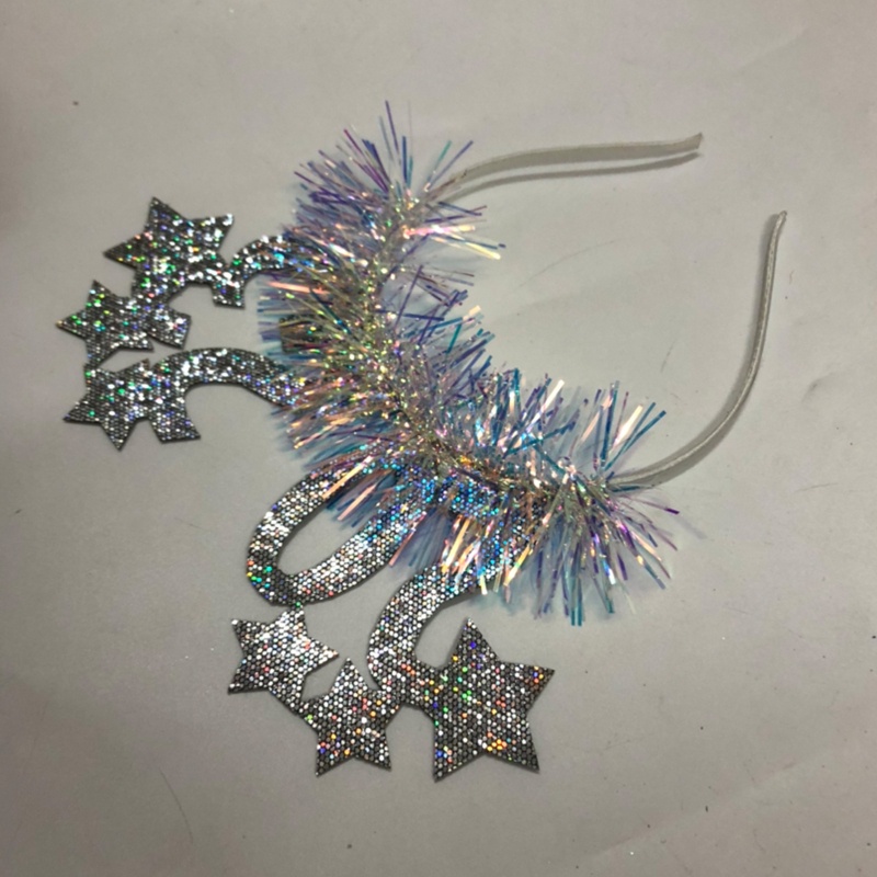 Băng Đô Cài Tóc Hình Số Lấp Lánh Dành Cho Người Lớn Và Trẻ Em