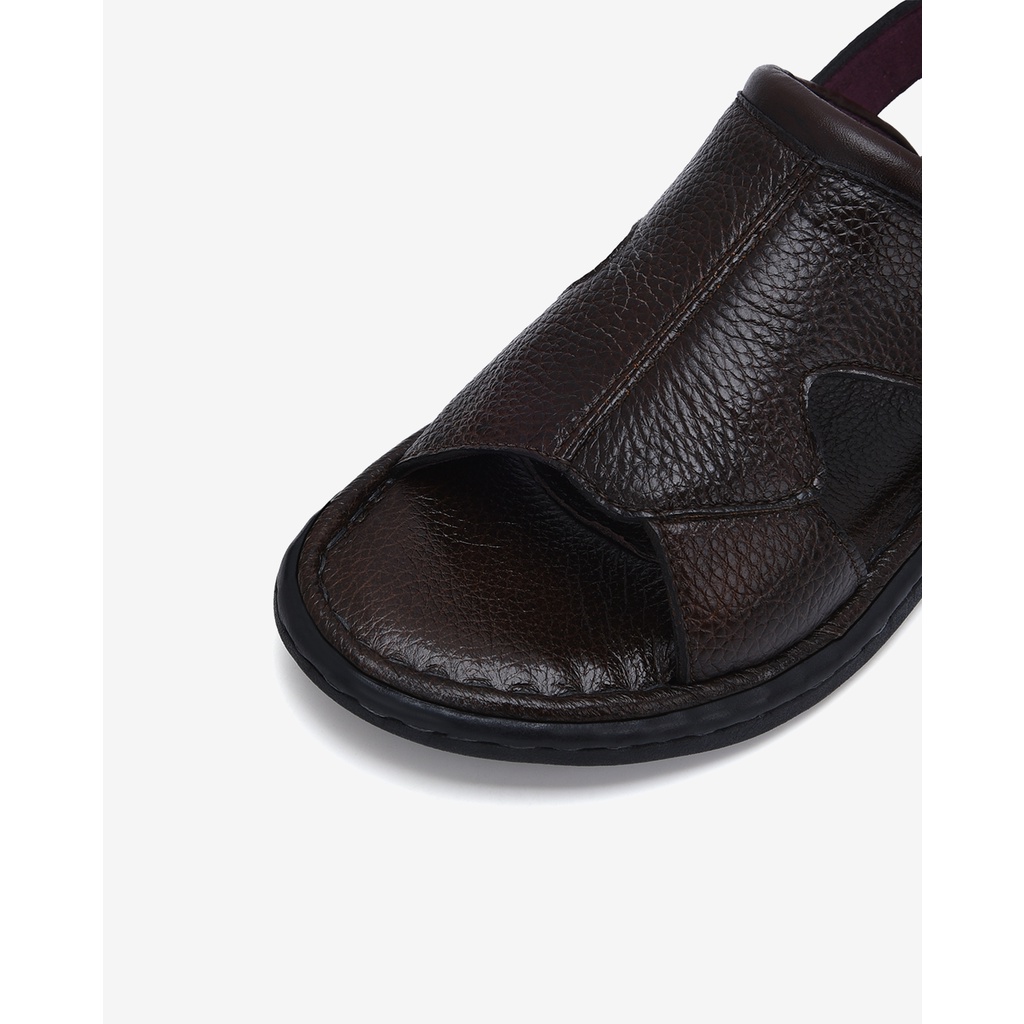 Giày Sandal nam Đông Hải thiết kế quai ngang cut-out hiện đại đế cao 3cm tiện dụng - S1134