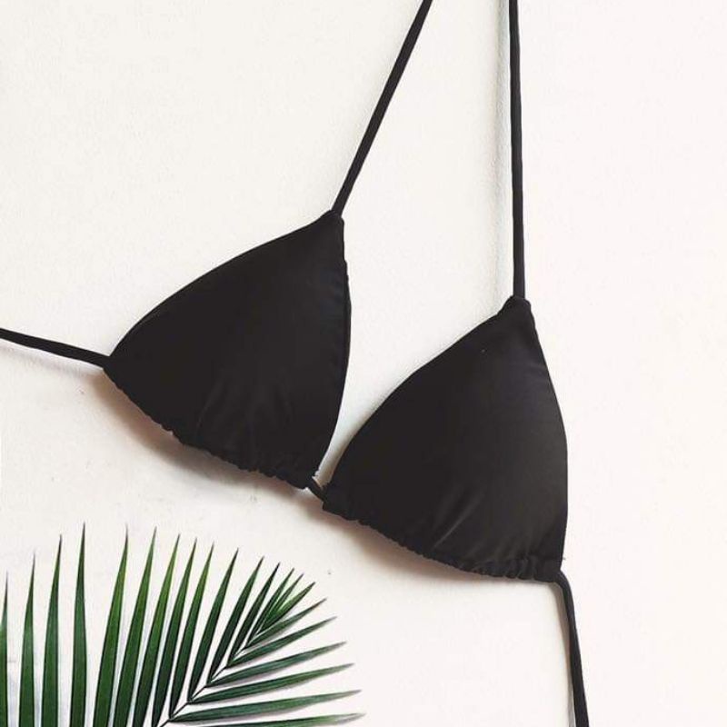 Áo bikini lẻ, áo bơi nữ basic sexy màu đen, vàng Vivi Shop