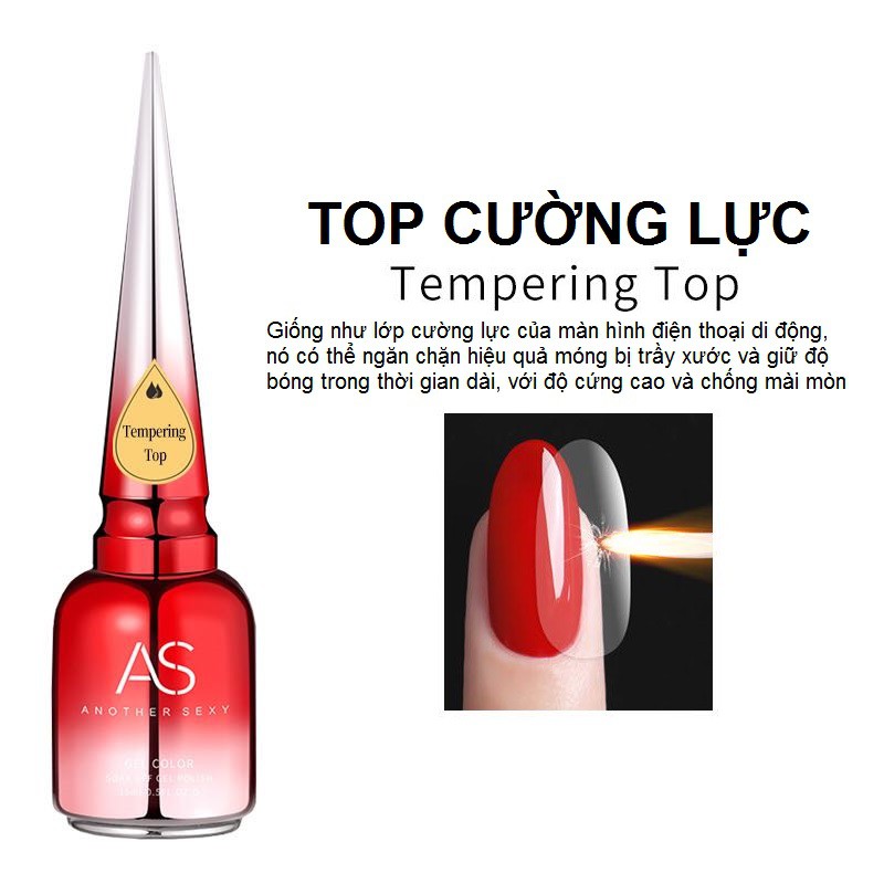 Top cường lực AS red cao cấp  | Chai Chức Năng
