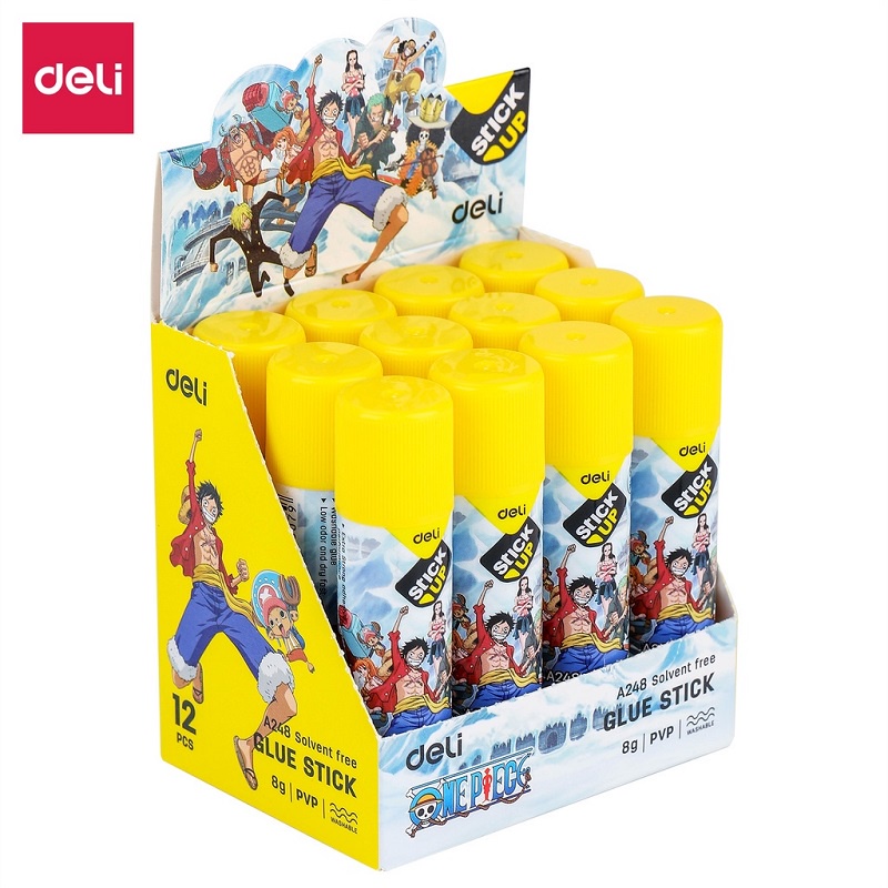 Keo khô Deli A248 / Hồ dán 248 nhân vật One Piece - 1 lọ