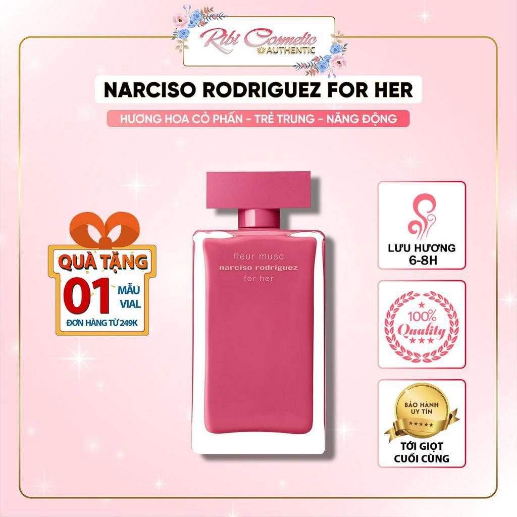 Nước Hoa Nữ Narciso Fleur Musc Hồng Đậm Cao