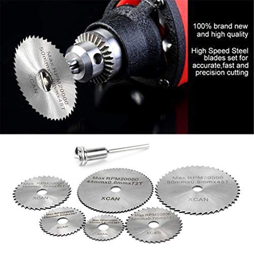 Set 7 Lưỡi Cưa HSS Tốc Độ Cao Chuyên Dụng Cắt Gỗ