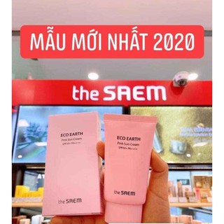 [Liên hệ trước khi đặt] Kem Chống Nắng The Saem Eco Earth Power Pink Sun Cream