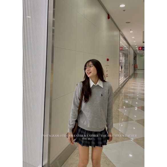 Áo len cổ tròn thêu ngựa | BigBuy360 - bigbuy360.vn