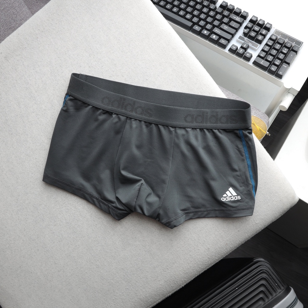 Combo 3 Quần Boxer Lỗ Thoáng Khí , Khử Mùi , Kháng Khuẩn , Quần Sịp Đùi Thun Lạnh Xuất Dư Giá Rẻ - 3Bros