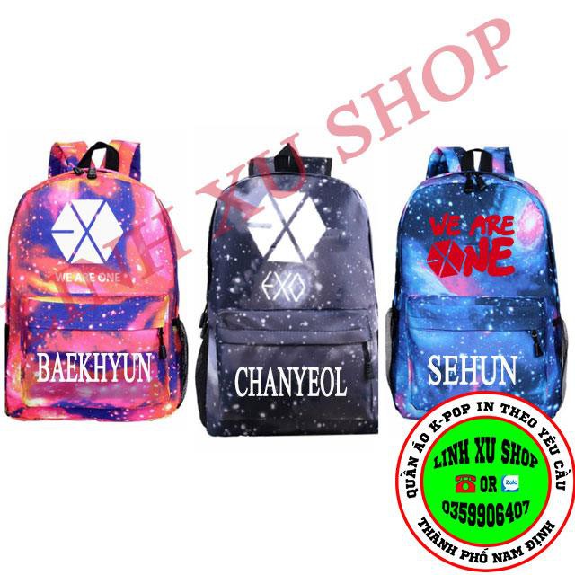 Balo EXO in theo yêu cầu