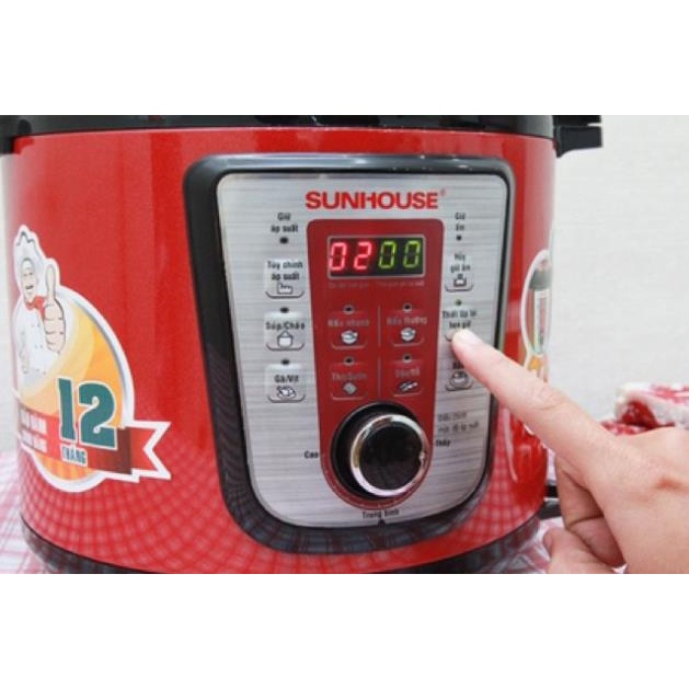 Nồi áp suất điện Sunhouse SHD 1767 6.0 lít hàng mới