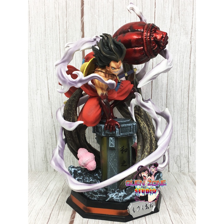 Mô hình luffy snakeman gear 4 đại chiến wano phiên bản mini
