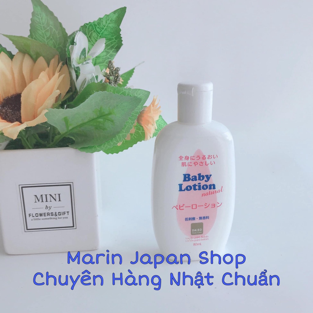 (Sale) Sữa dưỡng thể cho bé Baby Lotion Natural Nội Địa Nhật Bản 80ml
