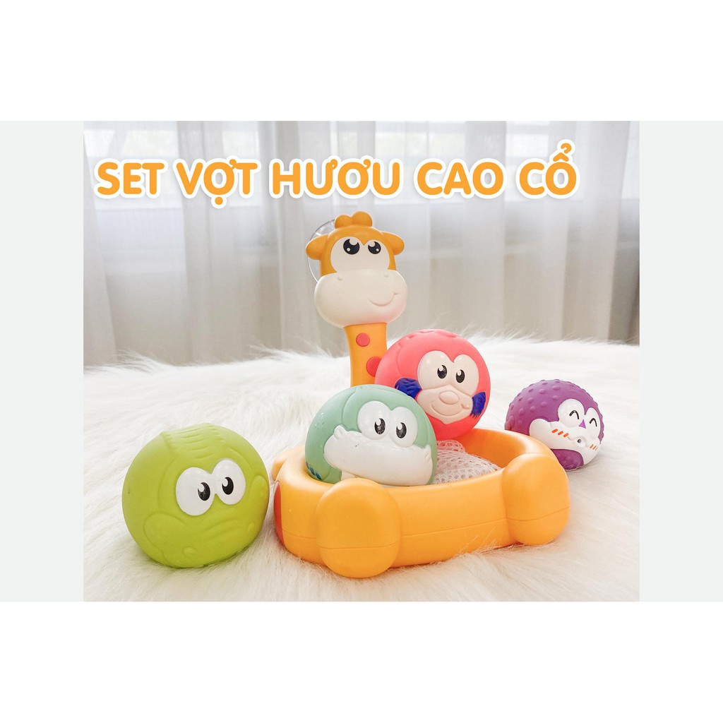 Set vợt thú Hươu cao cổ - Đồ chơi nhà tắm 2020