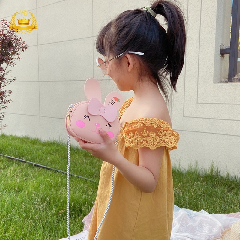 Túi Đeo Chéo Hình Động Vật Hoạt Hình Dễ Thương Cho Bé