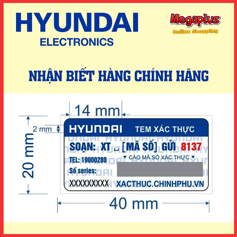 [HÀNG CÓ SẴN] Phích điện tử Hyundai HDE 5100