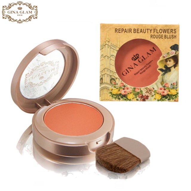 Phấn má Gina Glam repair beauty flowers rouge blush (G36) màu 04- Shy | BigBuy360 - bigbuy360.vn
