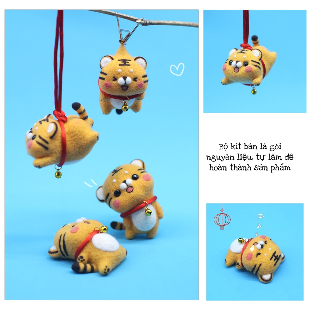 Len Chọc Handmade, Bộ Kit Len Chọc Hổ Tiểu Học