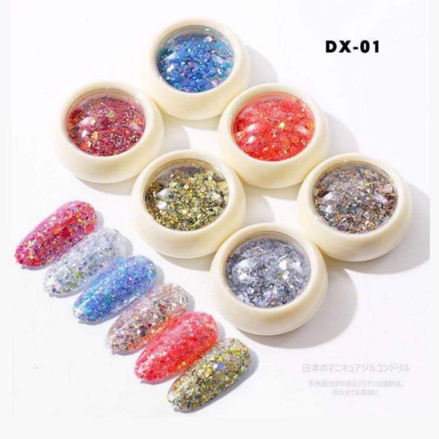 Set nhũ vảy cá 6D