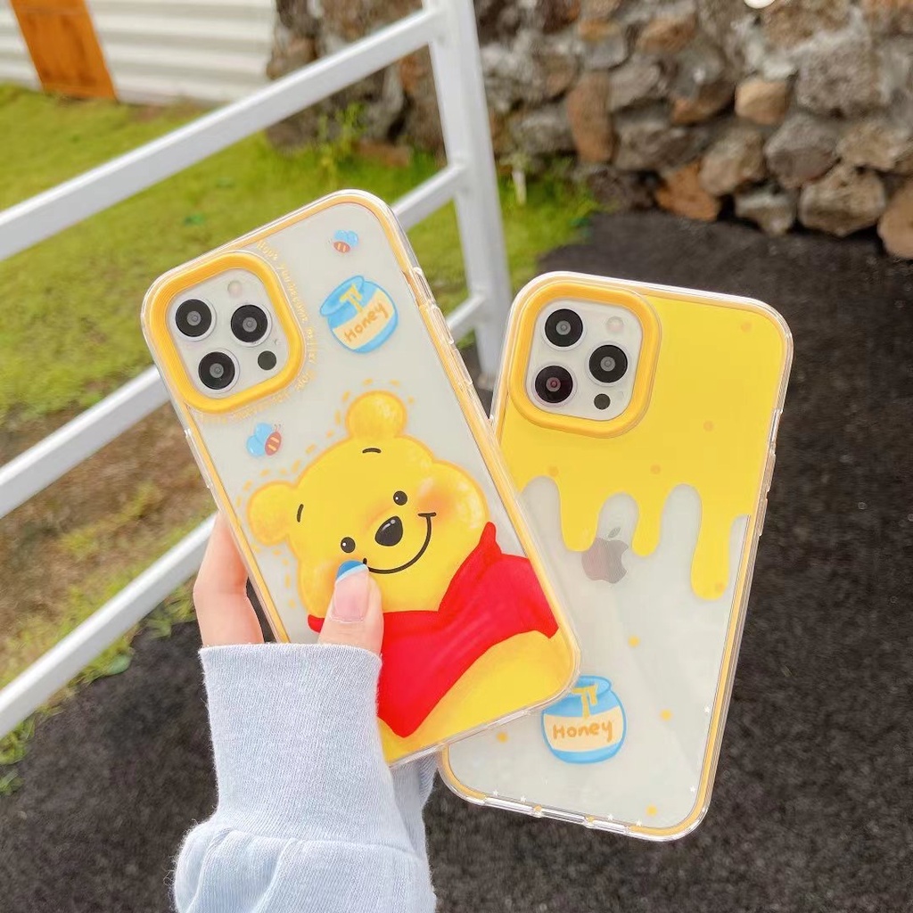 Ốp Điện Thoại Mềm Họa Tiết Mật Ong 3 Trong 1 Cho Iphone 11 Pro Max 12 Pro Max Se2 2020 Xs Max 78 Plus X Xr 12mini