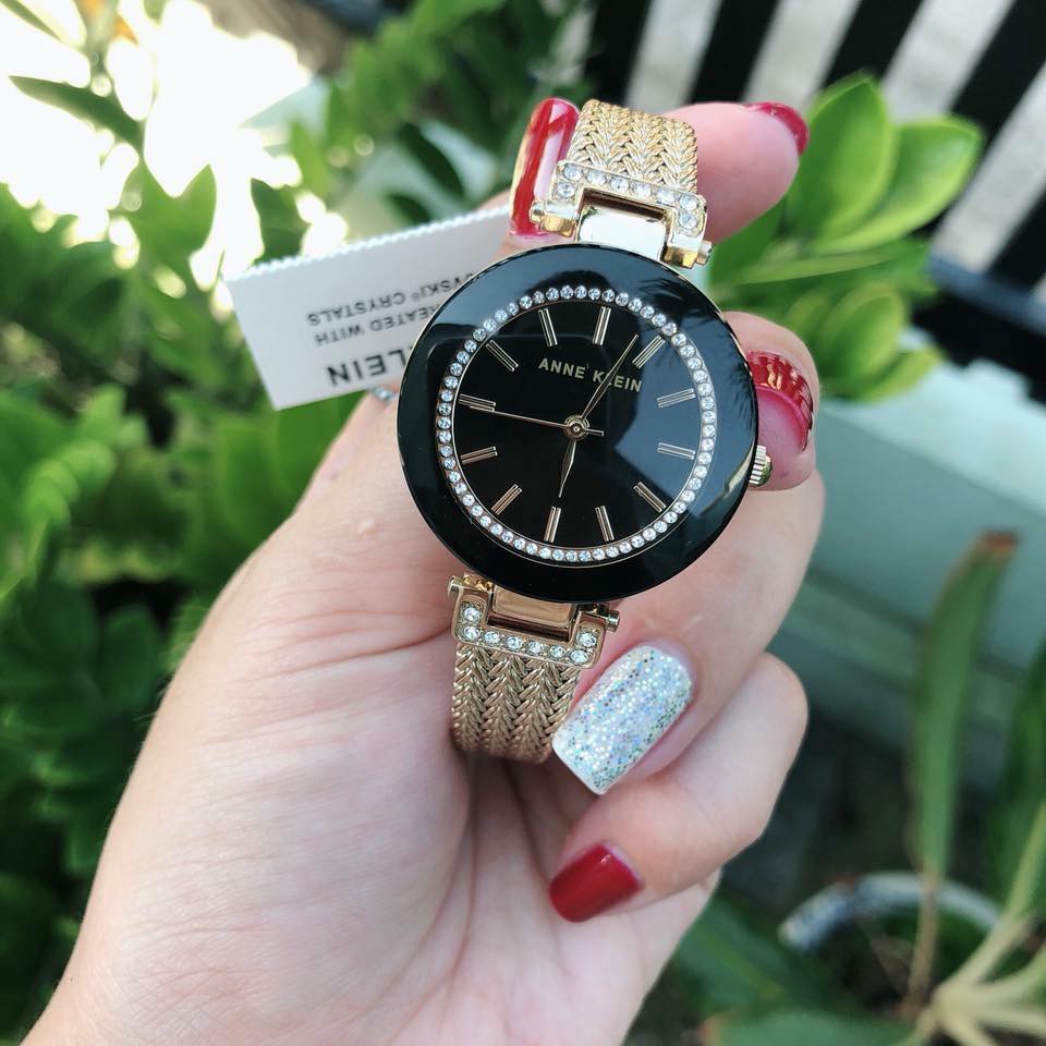 Đồng Hồ Nữ Anne klein AK/1906 Vàng ĐEN