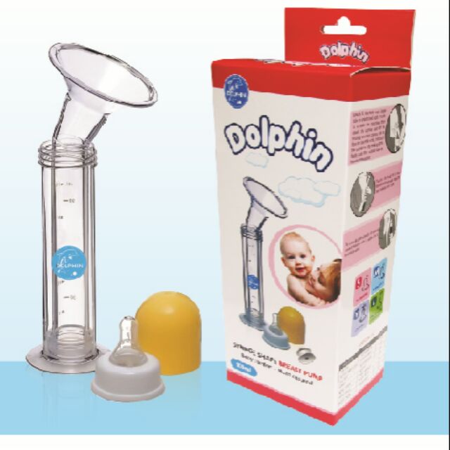 Hút sữa bằng xilanh Dolphin 100ml ( tặng thêm 5 túi trữ sữa)