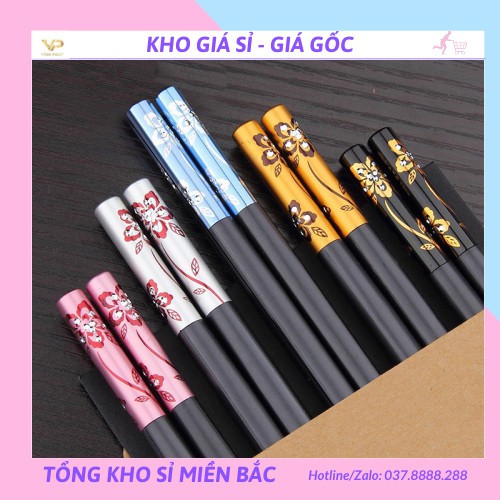 [❌GIÁ SỈ❌]bộ 10 đôi 5 màu đũa nhựa nhật bản hàn quốc dùng ăn cơm cao cấp chịu nhiệt chống trơn 88195