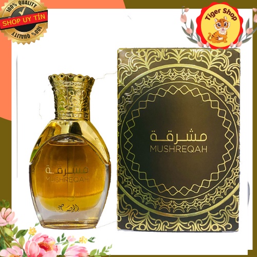 Tinh dầu nước hoa Dubai Mushrequah 15ml- Tinh dầu nước hoa cao cấp của Rasasi Top 1 Dubai