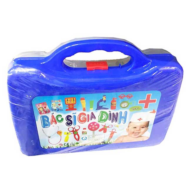 Đồ chơi Vali Bác Sĩ Gia Đình gồm 20 món cho bé tập làm bác sĩ ( sản xuất tại Việt Nam ) - Chợ Lớn Giá Sỉ