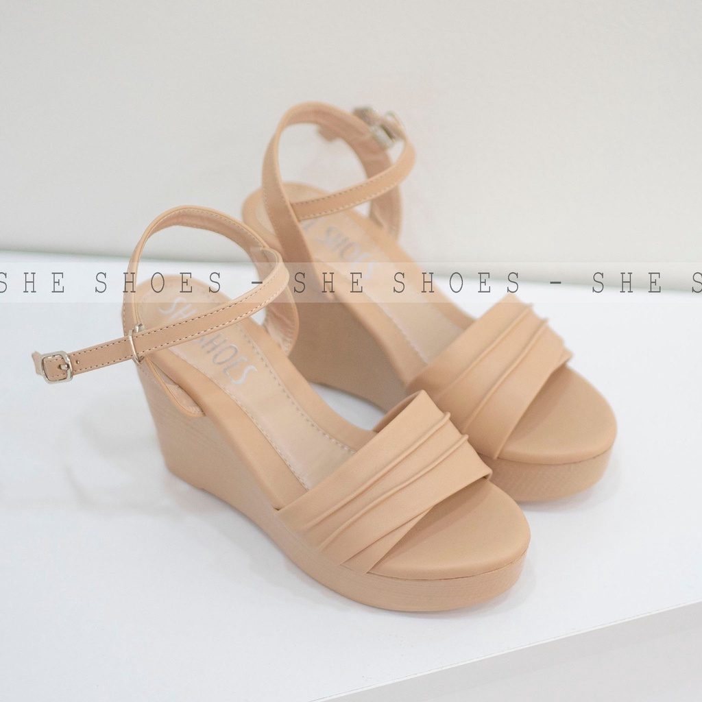 Giày sandal đế xuồng ♥️Freeship♥️ sandal quai ngang 9p siêu xinh. ĐỘC QUYỀN BỞI SHE SHOES