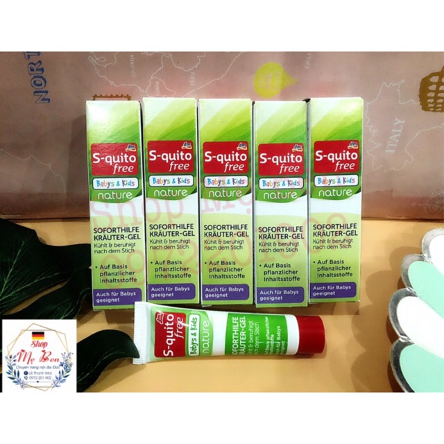 Kem bôi sau khi muỗi đốt hoặc côn trùng cắn Squito