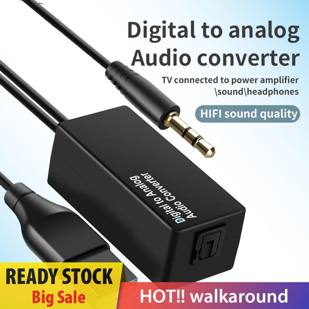 walkaround D15 Digital to Analog 3.5mm Audio Converter DAC Decoder with USB Power