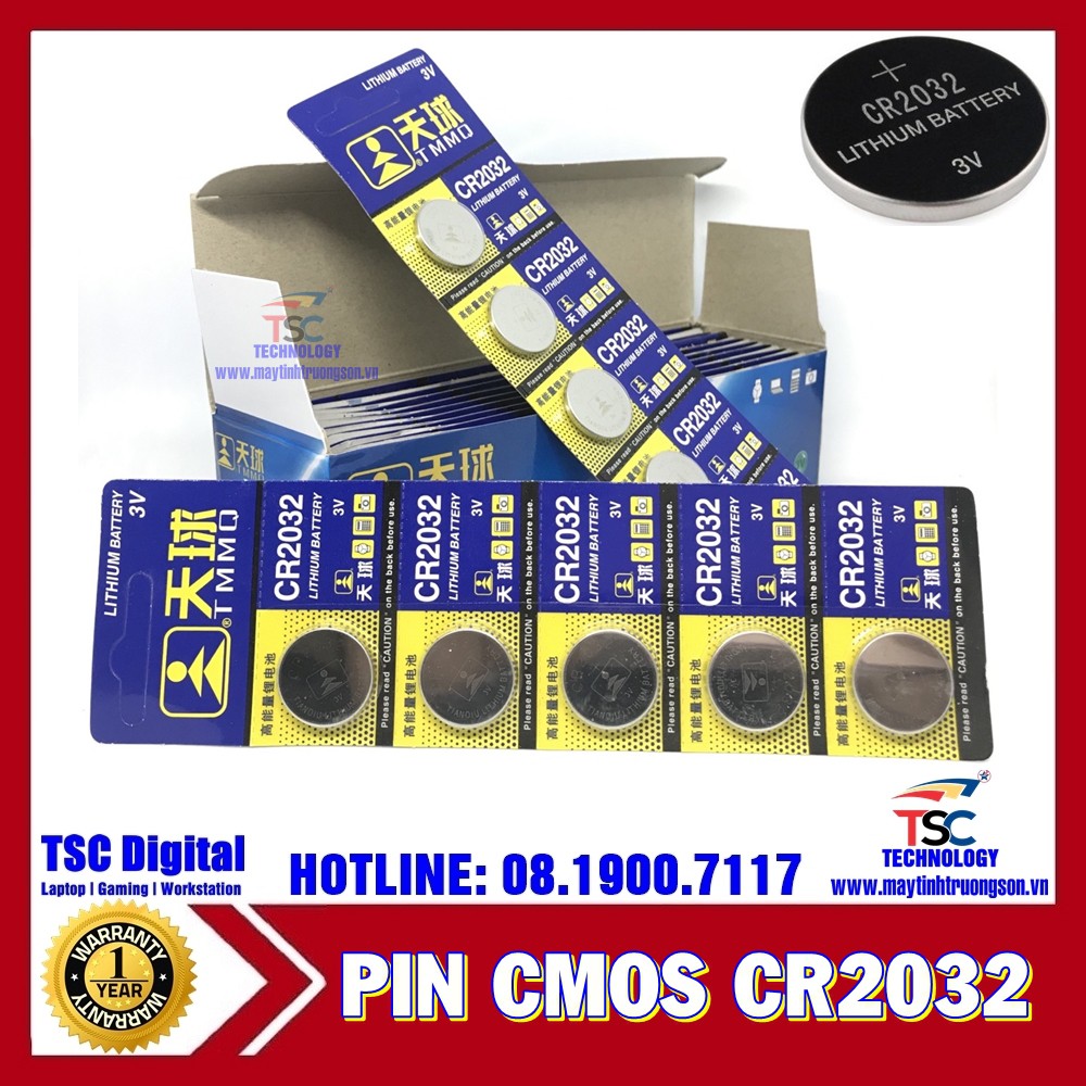 Pin CMOS Dùng Cho Máy Tính, Cân Điện Tử, Điều Khiển | Giá Cho Số Lượng 10 PIN