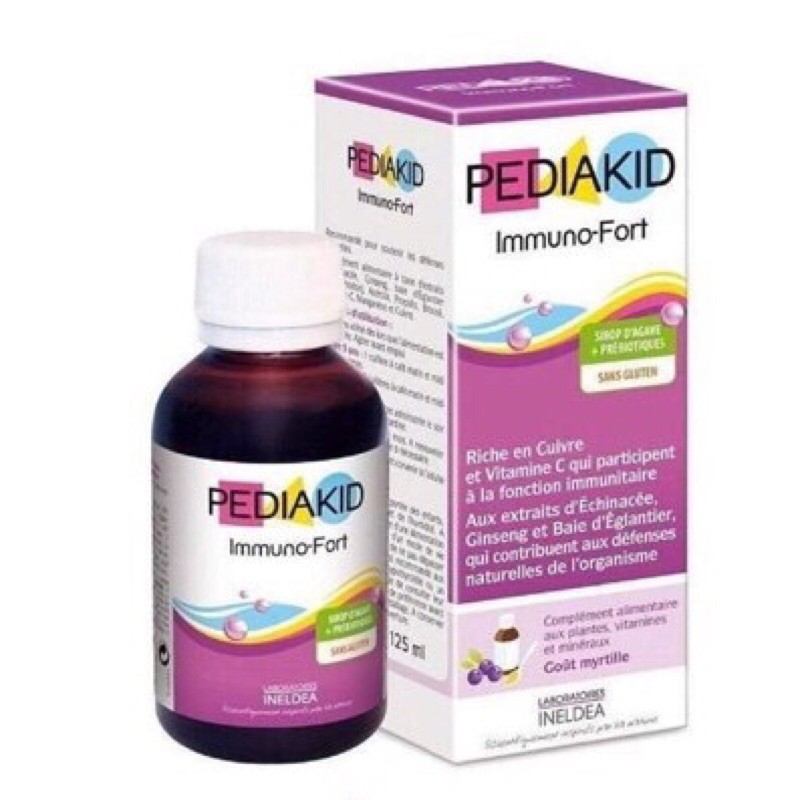 Siro Pediakid Tăng Khả Năng Miễn Dịch -Hộp 125ml