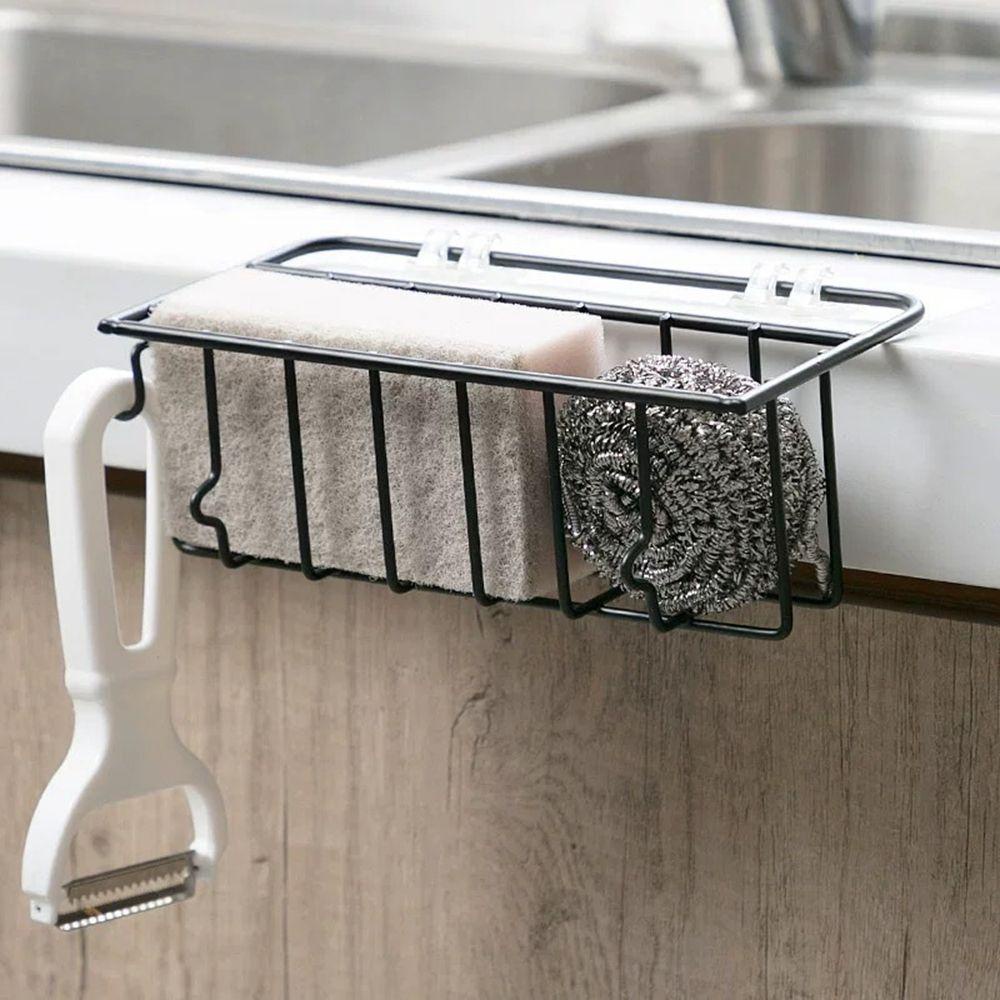 PATRICIA Giá Đỡ Bọt Biển Rửa Chén Bằng Sắt Gắn Tường Tiện Dụng Cho Bồn Rửa Nhà Bếp