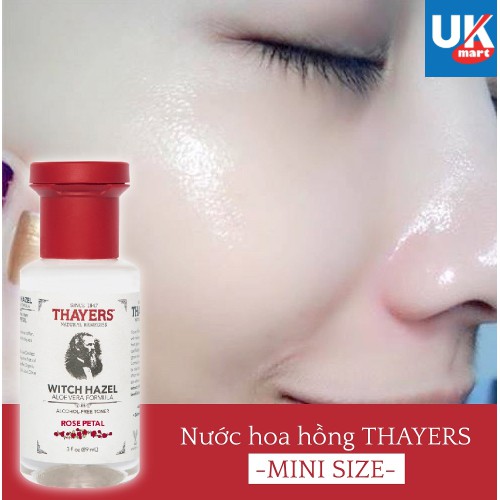 Nước Hoa Hồng Cao Cấp Thayers Witch Hazel Toner Mini 89ML | BigBuy360 - bigbuy360.vn