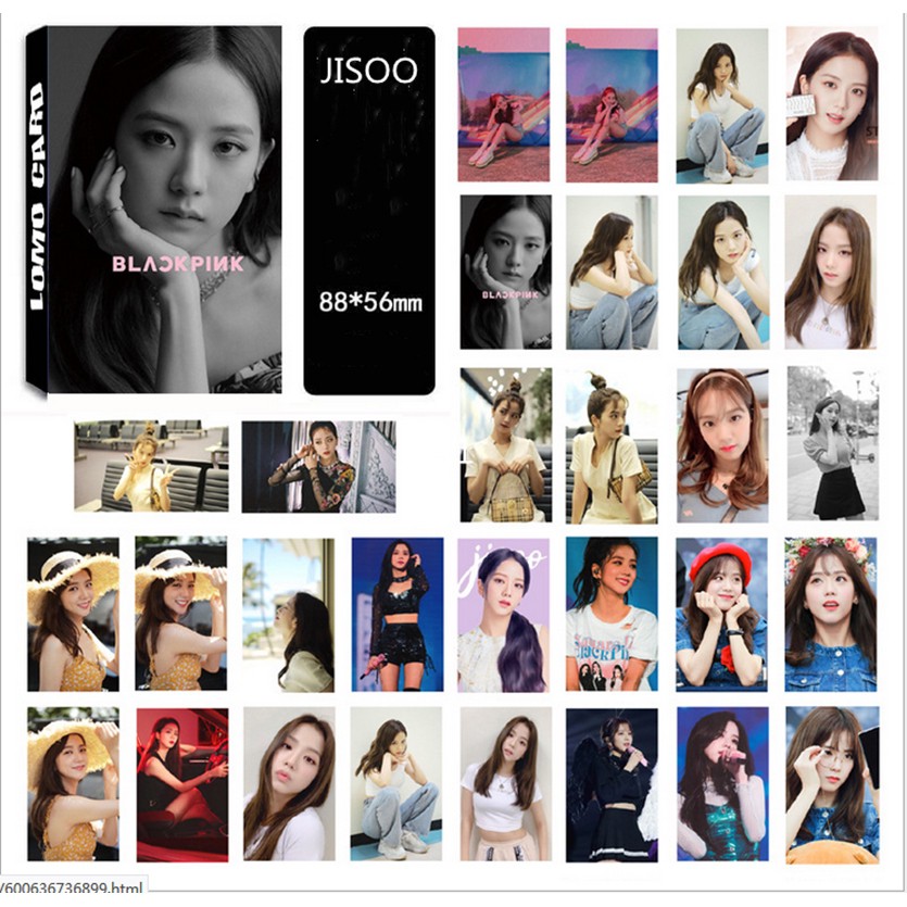 SET 30 LOMO ảnh Jisoo Blackpink